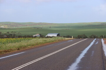 Rural scene near the small town of Northampton in the Mid-West Gascoyne region of Western Australia.