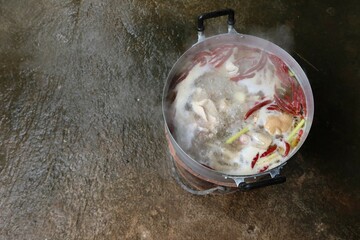 glass globe on the table