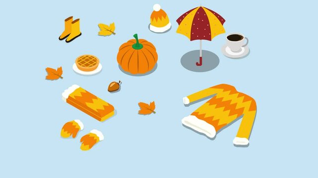 Personal things for Autumn holiday