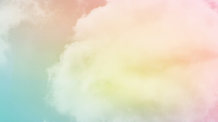 soft blurred cloudscape with pastel gradient color, natural abstract background
