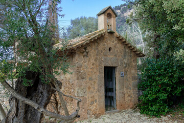 Fototapeta na wymiar capilla de Sant Vicenç Ferrer, 1911, Valldemossa, Mallorca, balearic islands, Spain