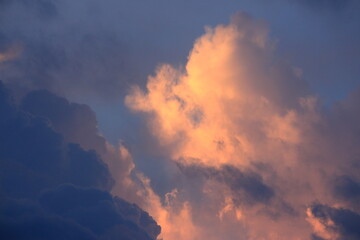 Cloud and sunset photo set