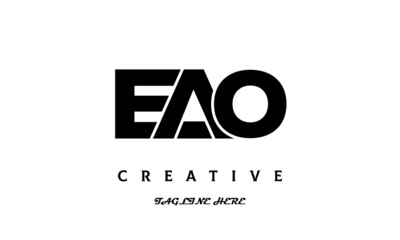 EAO creative three latter logo design