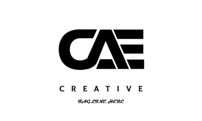 CAE creative three latter logo design