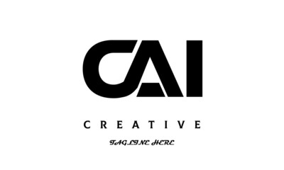 CAI creative three latter logo design