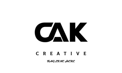 CAK creative three latter logo design