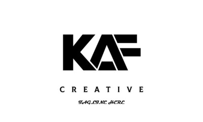 KAF creative three latter logo design