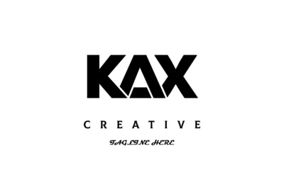 KAX creative three latter logo design