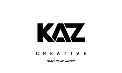 KAZ creative three latter logo design