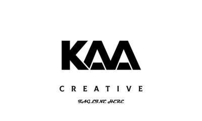 KAA creative three latter logo design