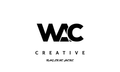 WAC creative three latter logo design
