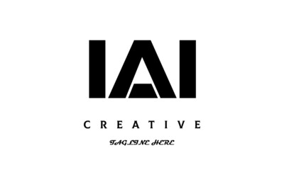 creative three latter IAI logo design