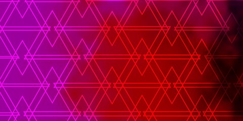 Light Pink, Yellow vector pattern with polygonal style.