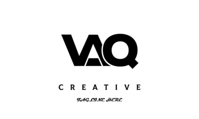 creative VAQ three latter logo design