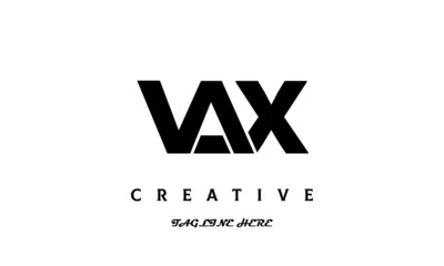 creative VAX three latter logo design