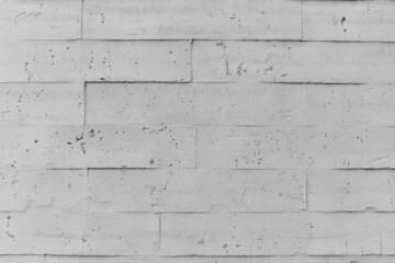 Fototapeta premium White brick wall texture using for a background. 