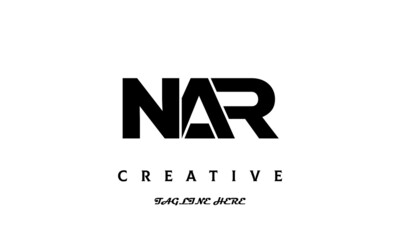 creative NAR three latter logo design