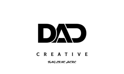 creative DAD three latter logo design