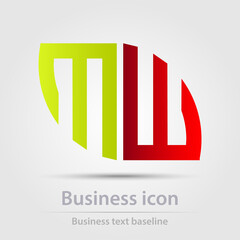 Originally designed vector  color business icon