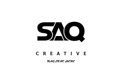creative SAQ three latter logo design