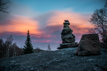 buddhist temple in the mountains