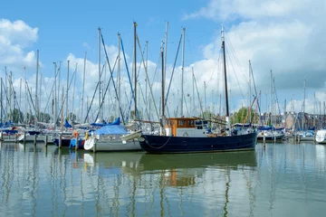 Foto op Plexiglas Marina, Hoorn, Noord-Holland province, The Netherlands © Holland-PhotostockNL