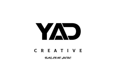 creative YAD three latter logo design