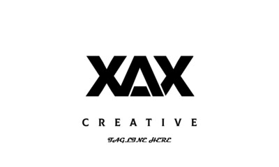 XAX creative three latter logo design