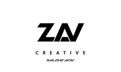ZAV creative three latter logo design