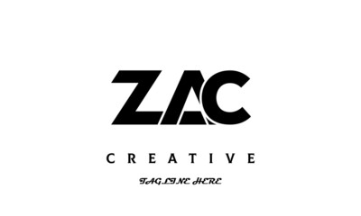 ZAC creative three latter logo design
