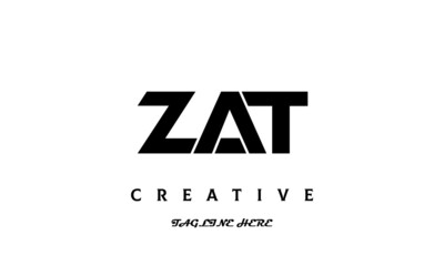 ZAT creative three latter logo design