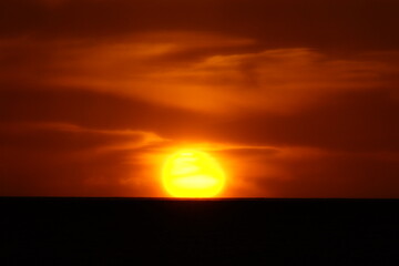 夕日
