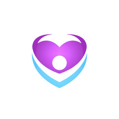 heart with a smile