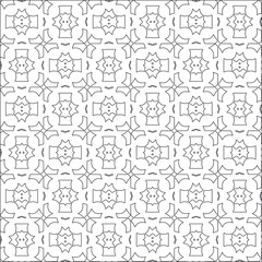 Design monochrome grating pattern,black and white patterns.Repeating geometric tiles from striped elements. black otnament.