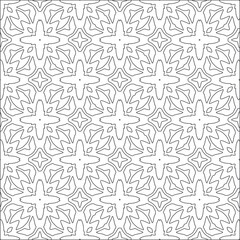 Design monochrome grating pattern,black and white patterns.Repeating geometric tiles from striped elements. black otnament.