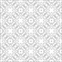 Design monochrome grating pattern,black and white patterns.Repeating geometric tiles from striped elements. black otnament.