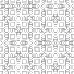 floral pattern background.Repeating geometric pattern from striped elements.  Black pattern. 
