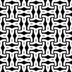 floral seamless pattern background.Geometric ornament for wallpapers and backgrounds. Black and white pattern.