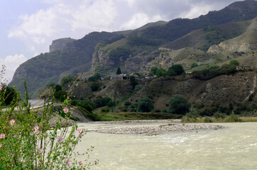 mountain village on the side of a mountain