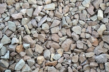 close up dry stone on the ground
