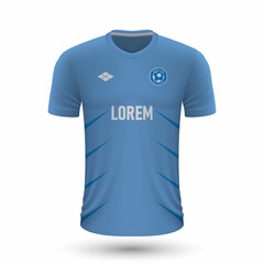 Realistic soccer shirt Malmo 2022, jersey template for football kit.