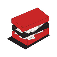 Isometric Dirty Money Icon