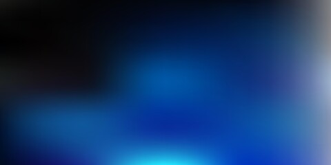 Dark blue vector abstract blur template.