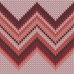Fashionable zig zal lines knit texture geometric - obrazy, fototapety, plakaty