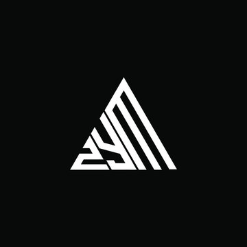 ZYM letter logo creative design. ZYM unique design
