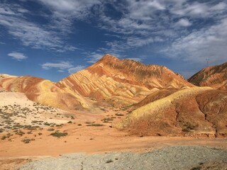 Montañas arcoíris. Rainbow mountains.