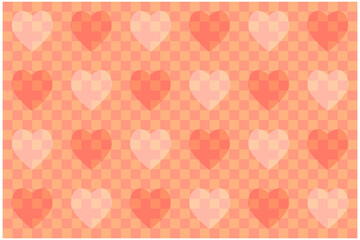heart seamless texture background vector design