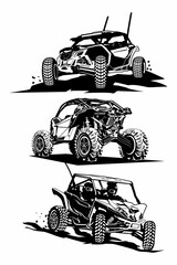 utv logo design icon vector mini set art © THE LASTMINI