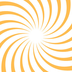 Summer sunlight background. Bright orange color burst background.