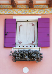 window with shutters